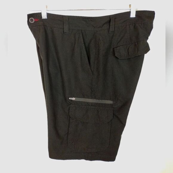 Burnside Black Cargo Shorts size Waist 34 - Picture 5 of 16